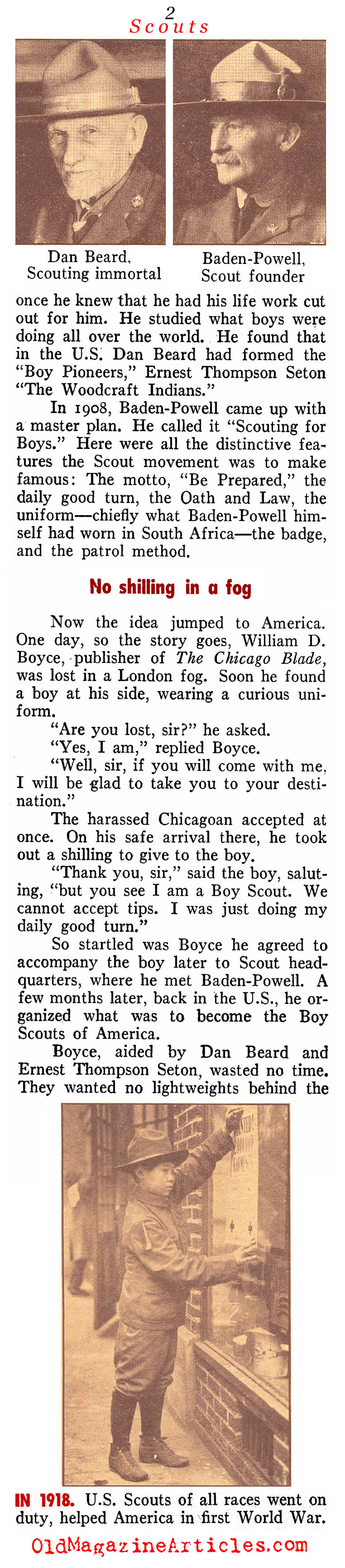 The Boy Scouts of America (Pathfinder Magazine, 1947)