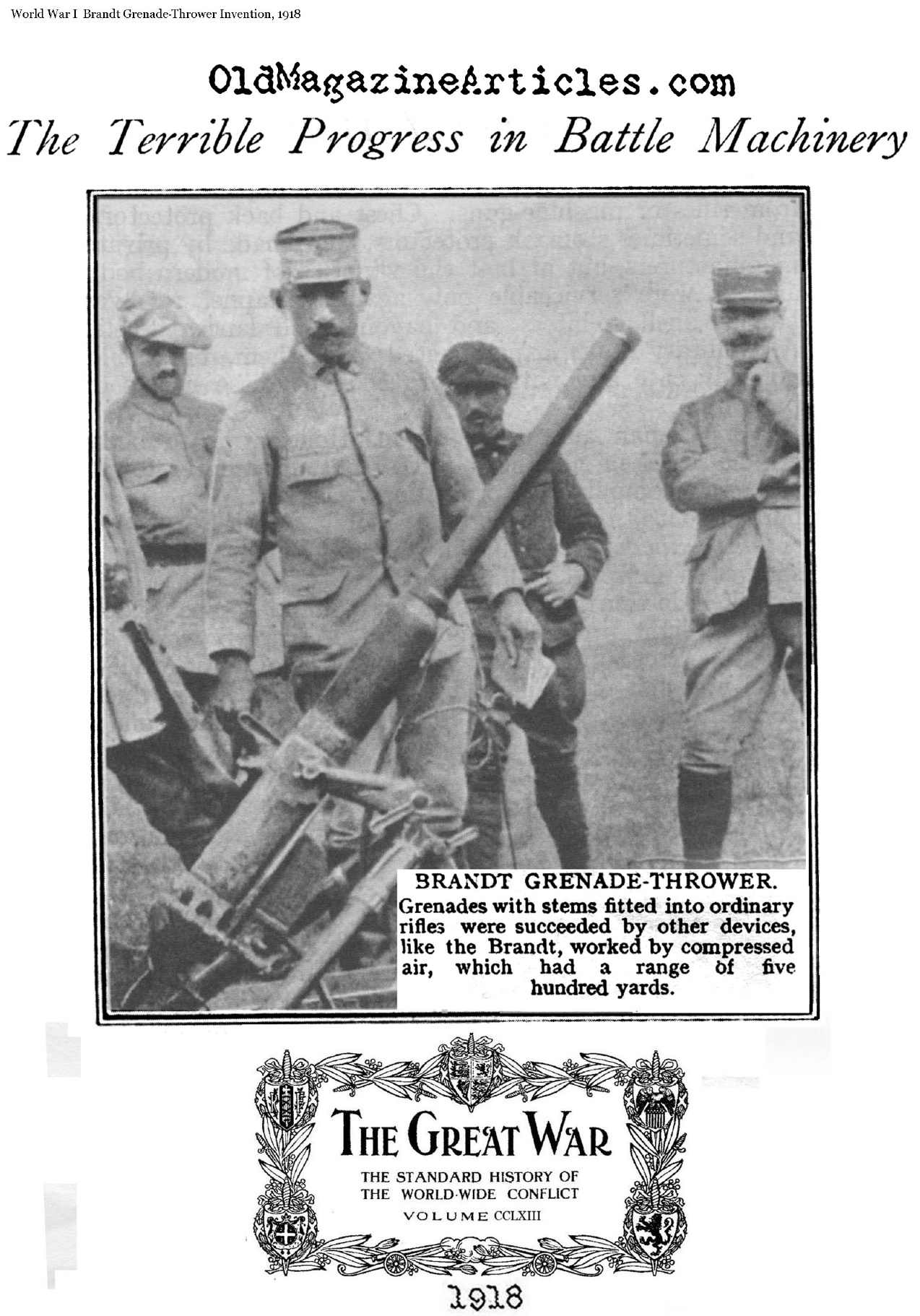 Trench Mortar (The Great War, 1918)
