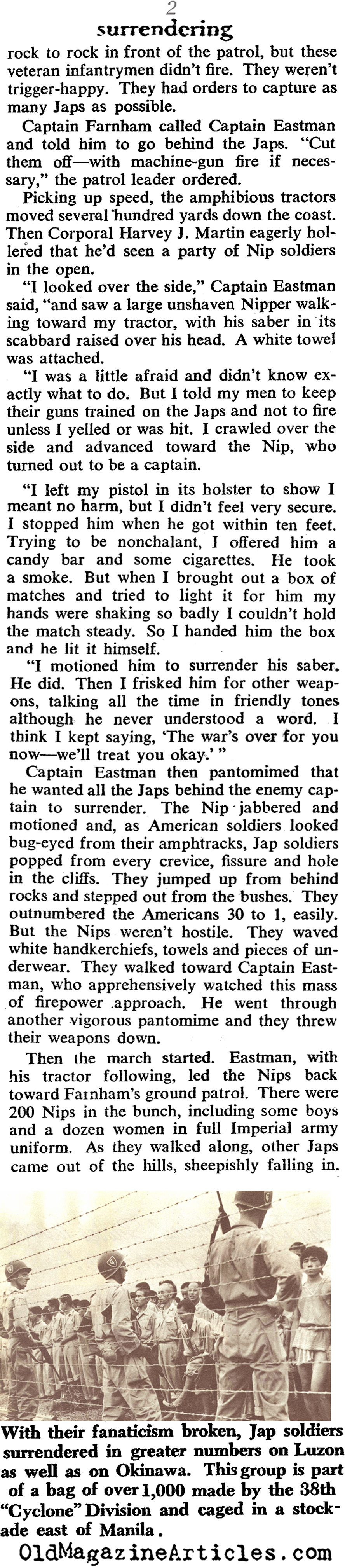 When Bushido Took a Back Seat  (Collier's Magazine, 1945)