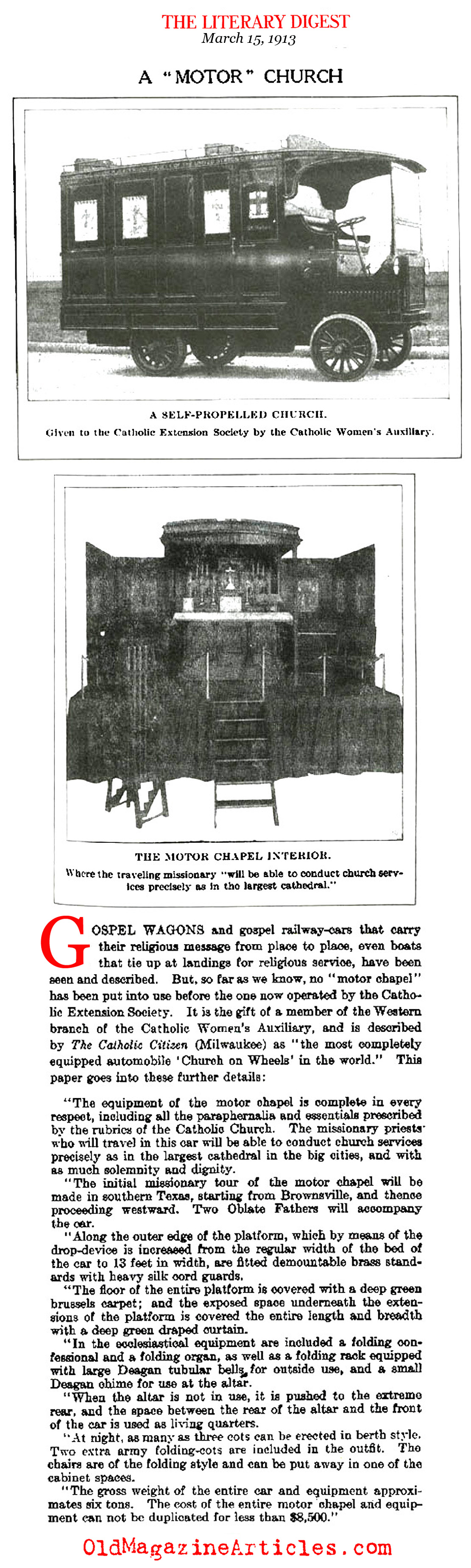 Converting Texas Protestants    (The Literary Digest, 1913)