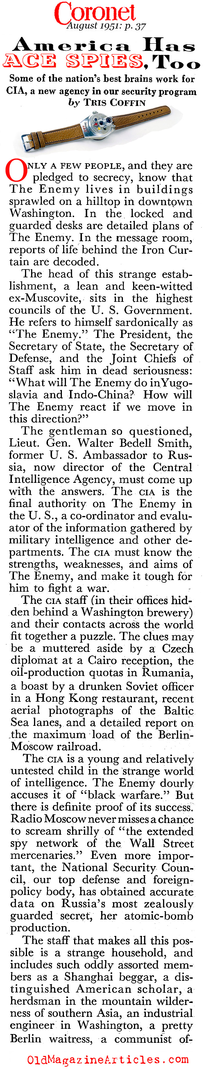 The Early CIA (Coronet Magazine, 1951)