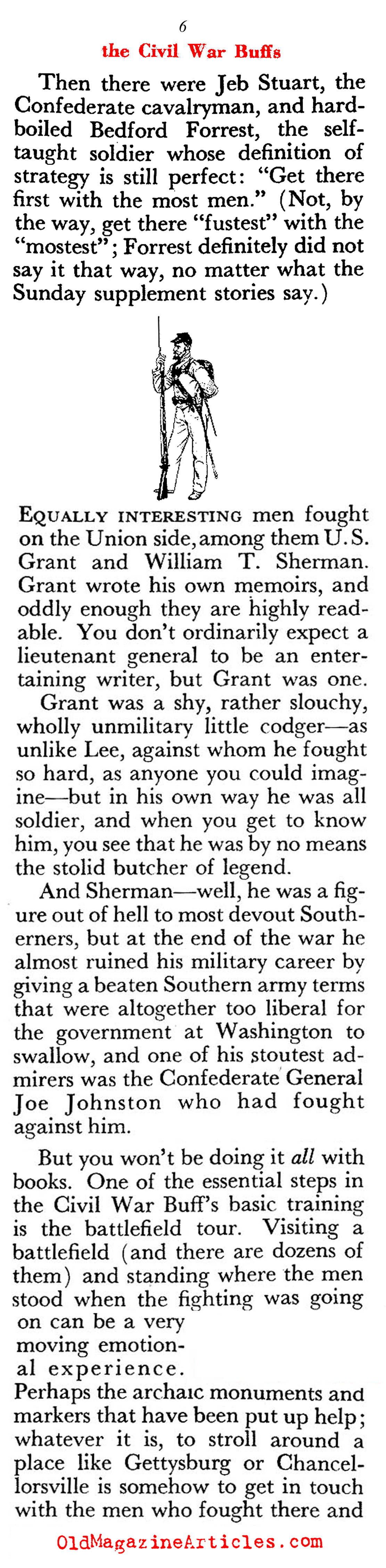 ''Beginner's Guide to the Civil War'' (Pageant Magazine, 1958)