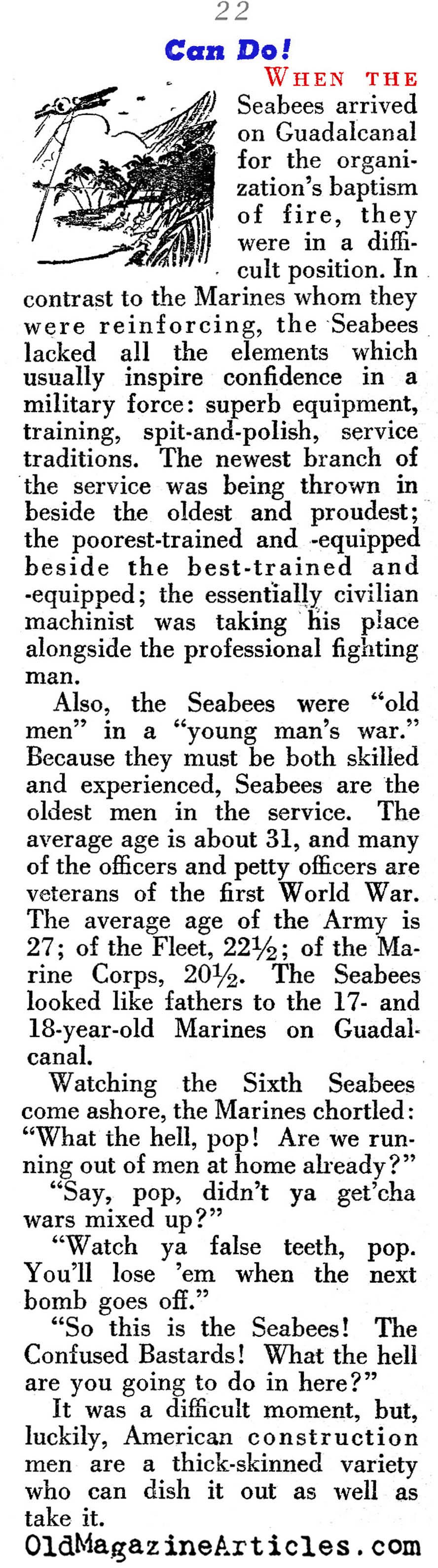 The Seabees (Pageant Magazine, 1944)