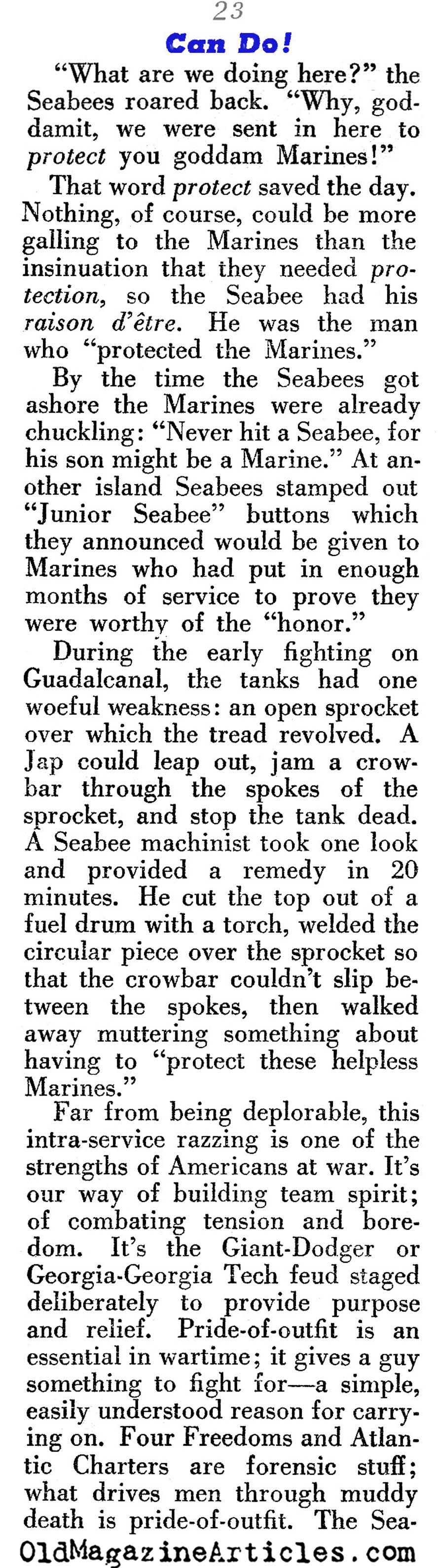 The Seabees (Pageant Magazine, 1944)