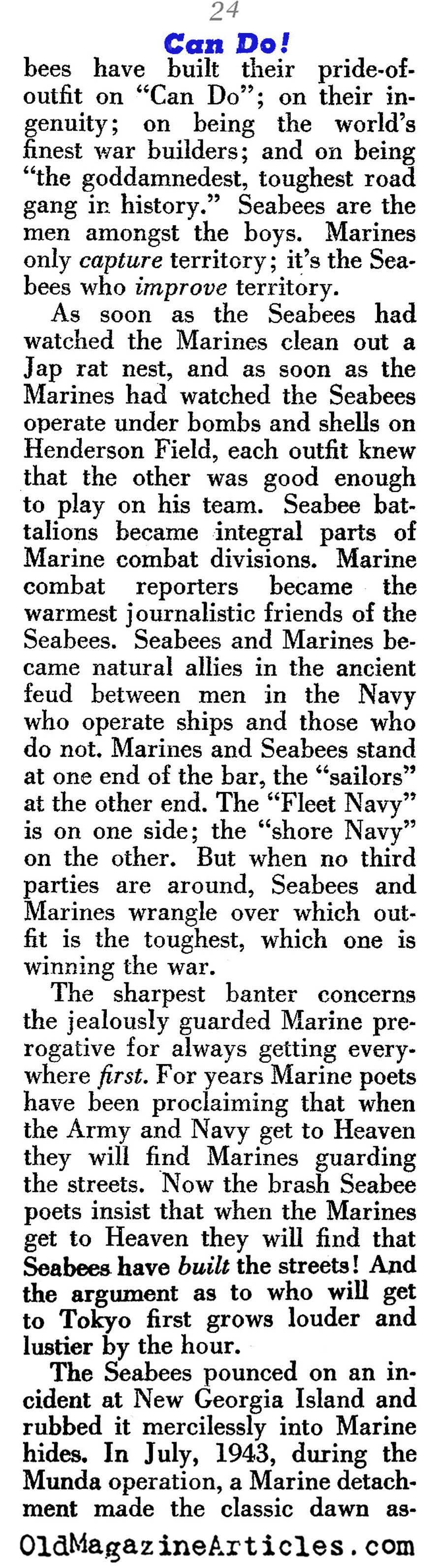 The Seabees (Pageant Magazine, 1944)