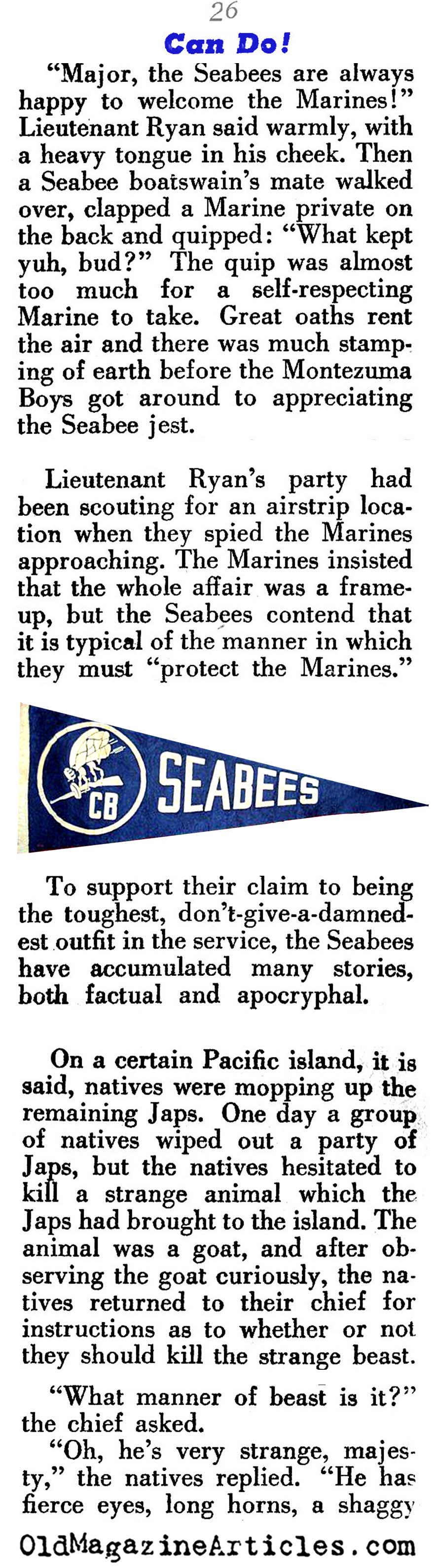 The Seabees (Pageant Magazine, 1944)