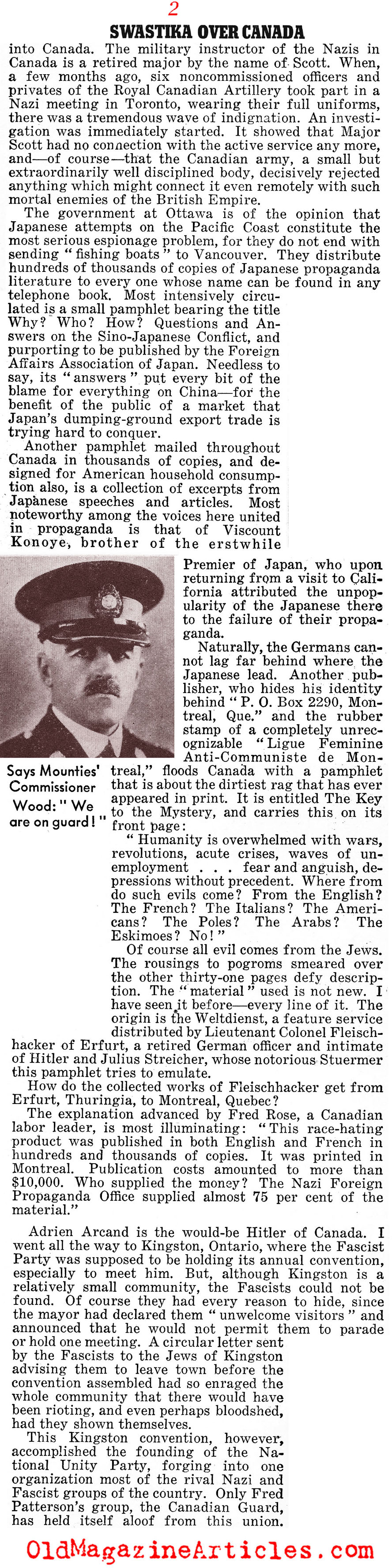 Canadian Nazis (Liberty Magazine, 1939)