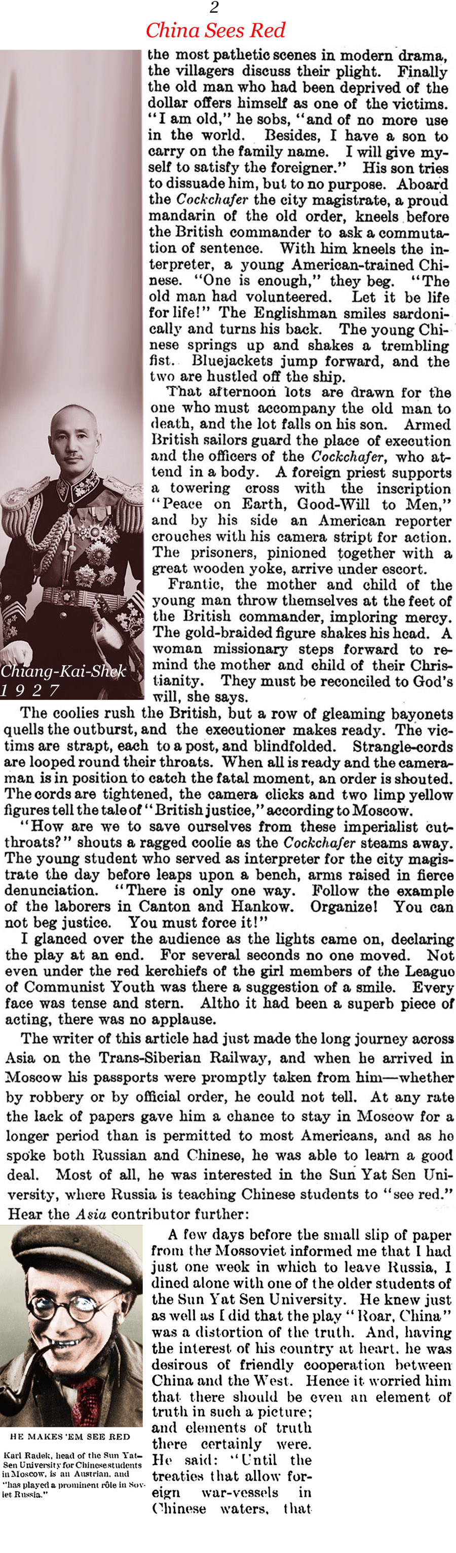 ''Where Moscow Is Teaching China to see Red'' (Literary Digest, 1927)