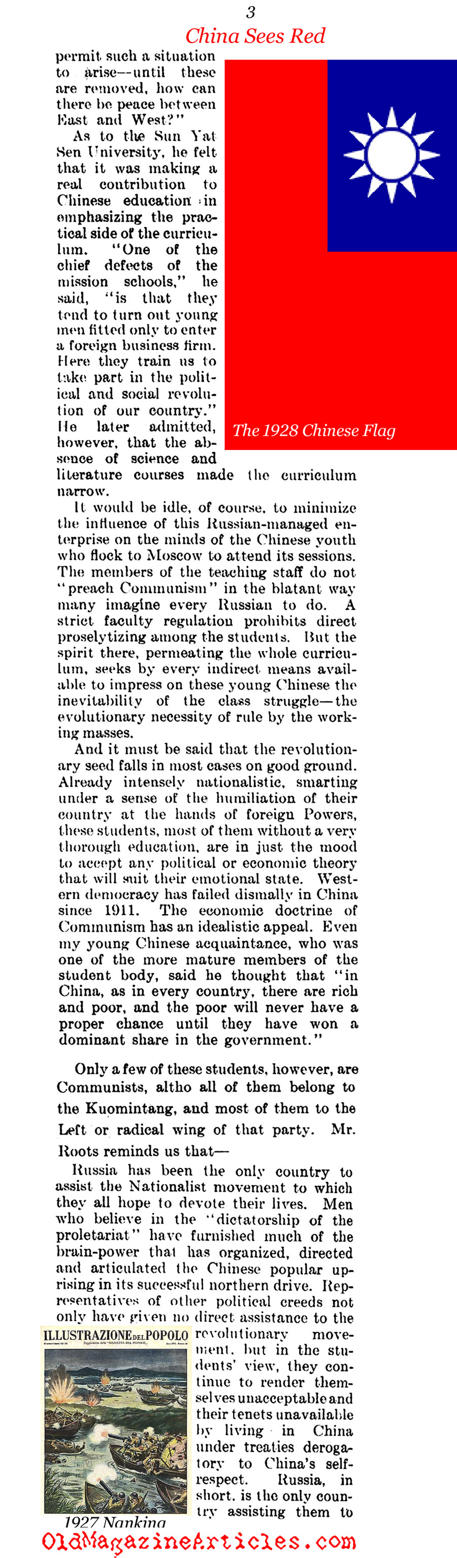 ''Where Moscow Is Teaching China to see Red'' (Literary Digest, 1927)