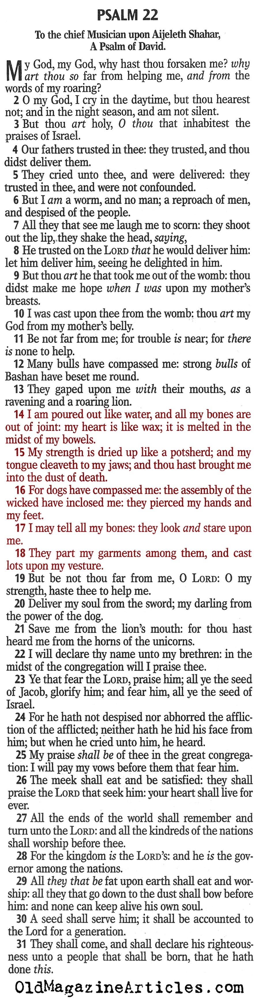 Jesus In The Old Testament (Book of Psalms)