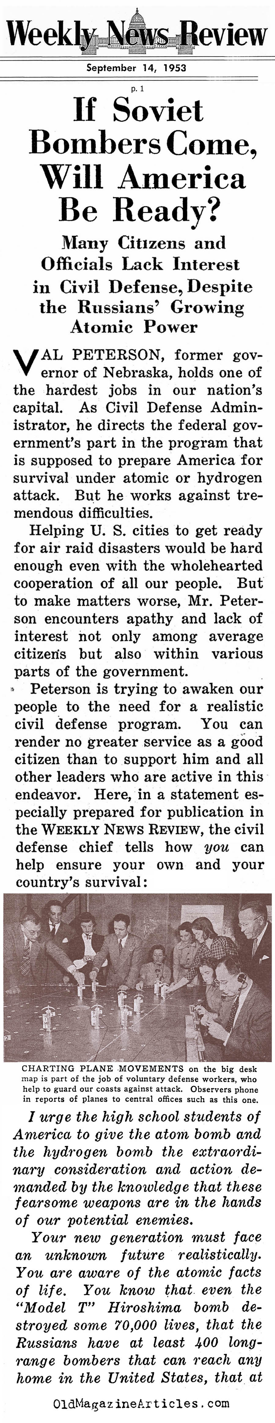 American Civil Defense (Weekly News Review, 1953)