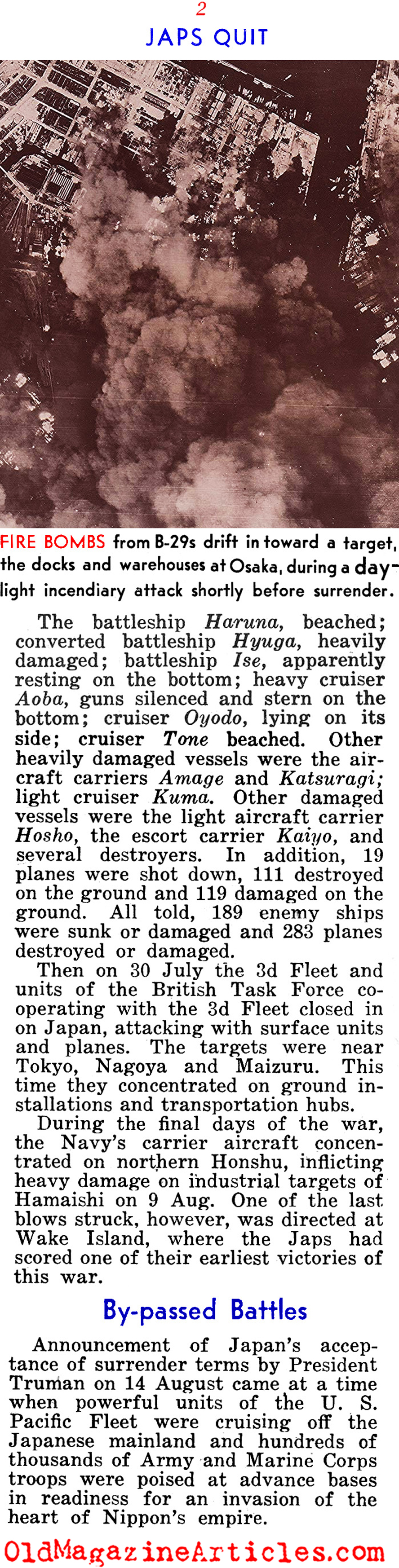The U.S. Navy at War's End (All Hands Magazine, 1945)