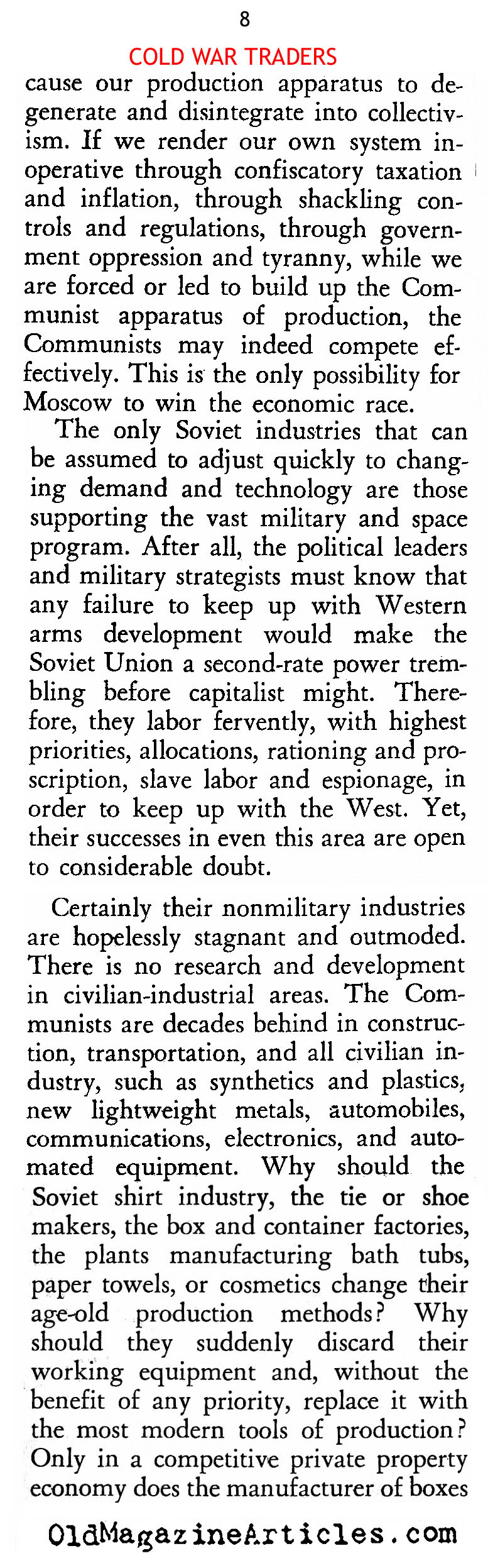 Prolonging The Vietnam War<BR> (American Opinion Magazine, 1967)