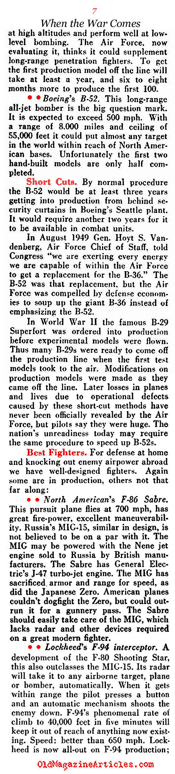 Why America Could Win A War Against Russia (Pathfinder Magazine, 1951) 