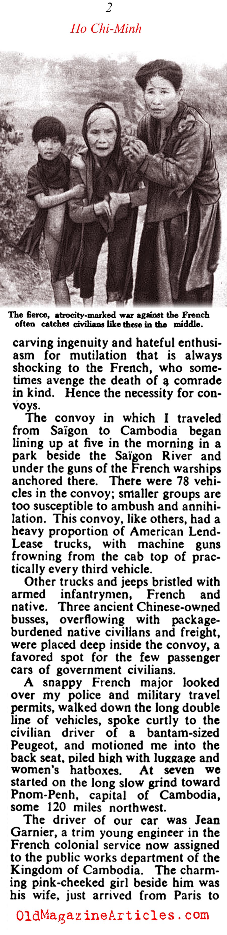 Ho Chi-Minh on the March... (Collier's Magazine, 1947)