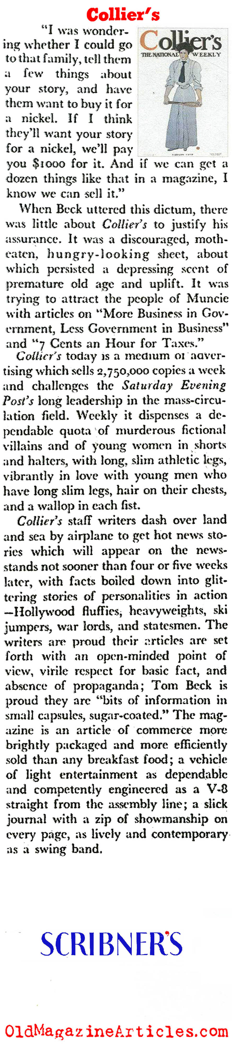 <i>Collier's</i> (Scribner's Magazine, 1938)