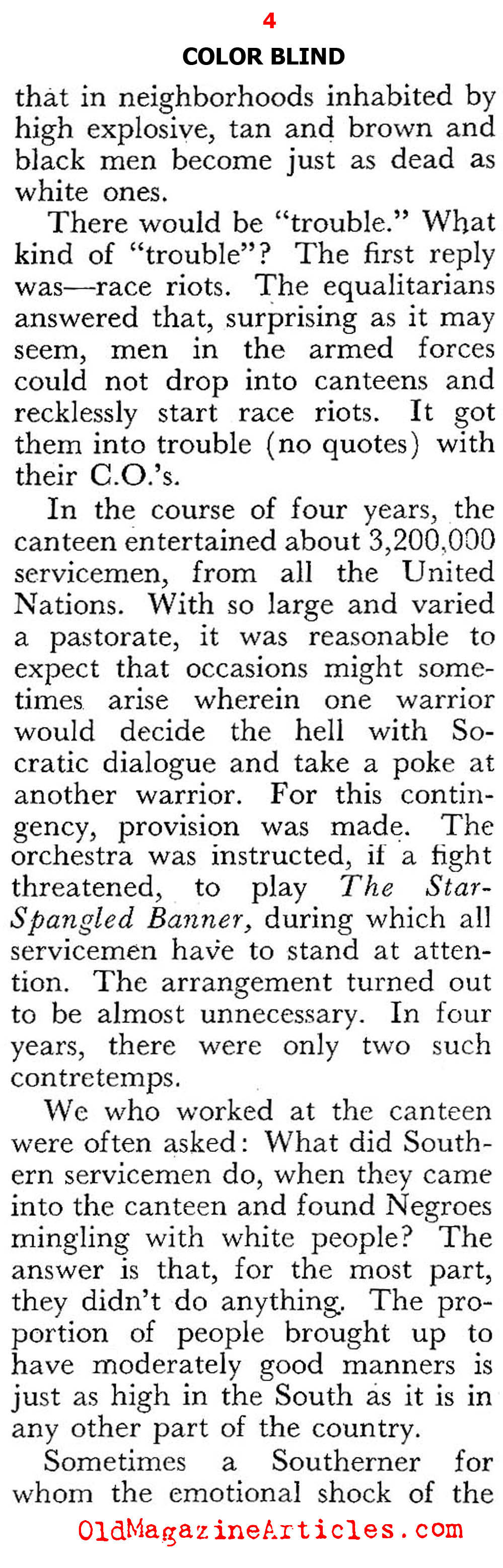 A White Woman Looks at the Negro and the Scourge of Racism  (Pageant Magazine, 1947)