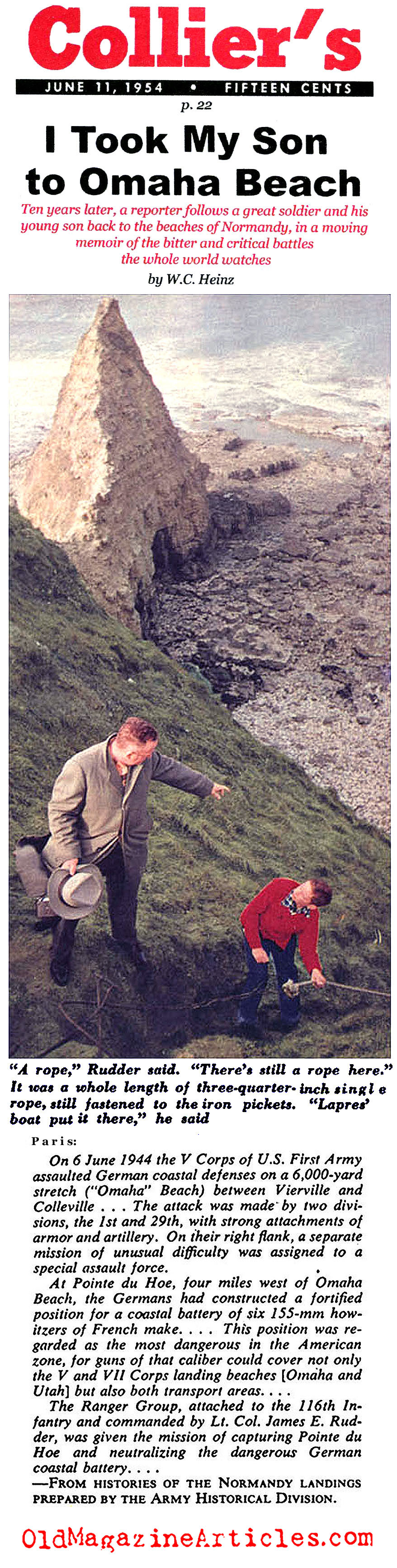 The Rangers of Pointe du Hoc (Collier's Magazine, 1954)