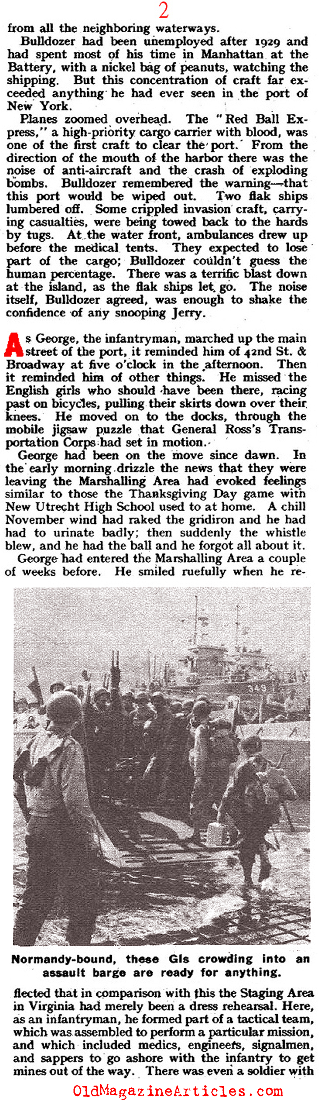 Port of Embarcation (Yank Magazine, 1944)