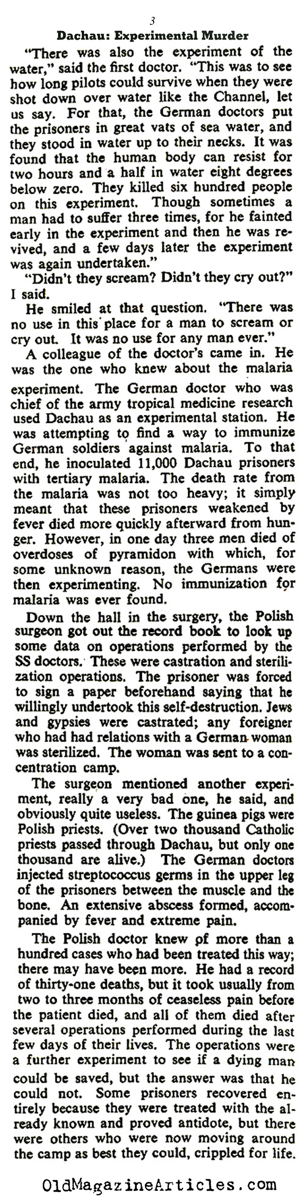 Dachau (Collier's Magazine, 1945)