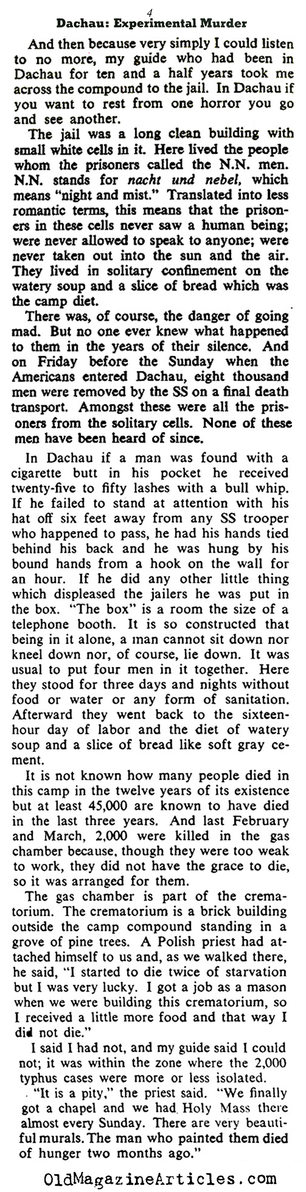 Dachau (Collier's Magazine, 1945)