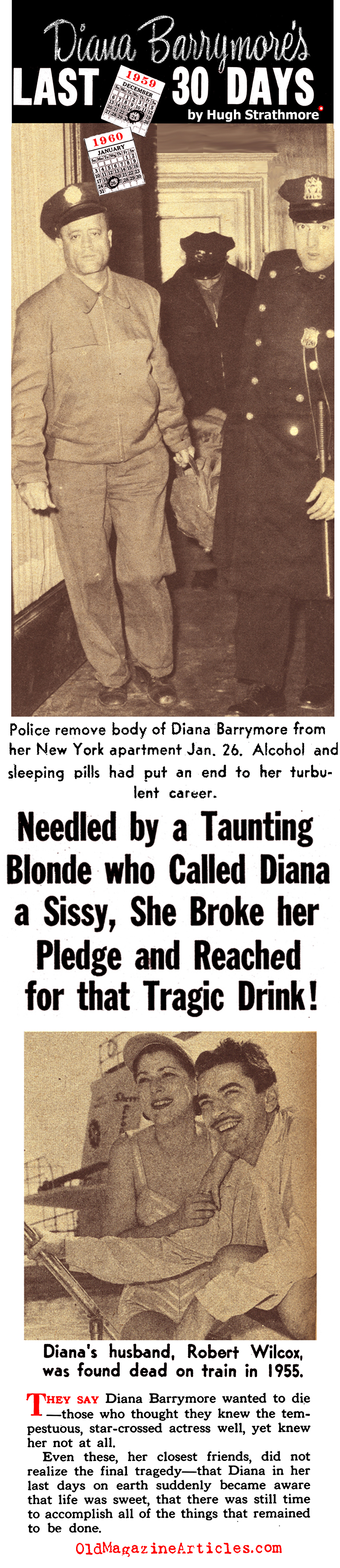 The Death of Diana Barrymore<BR> (On the QT, 1960)