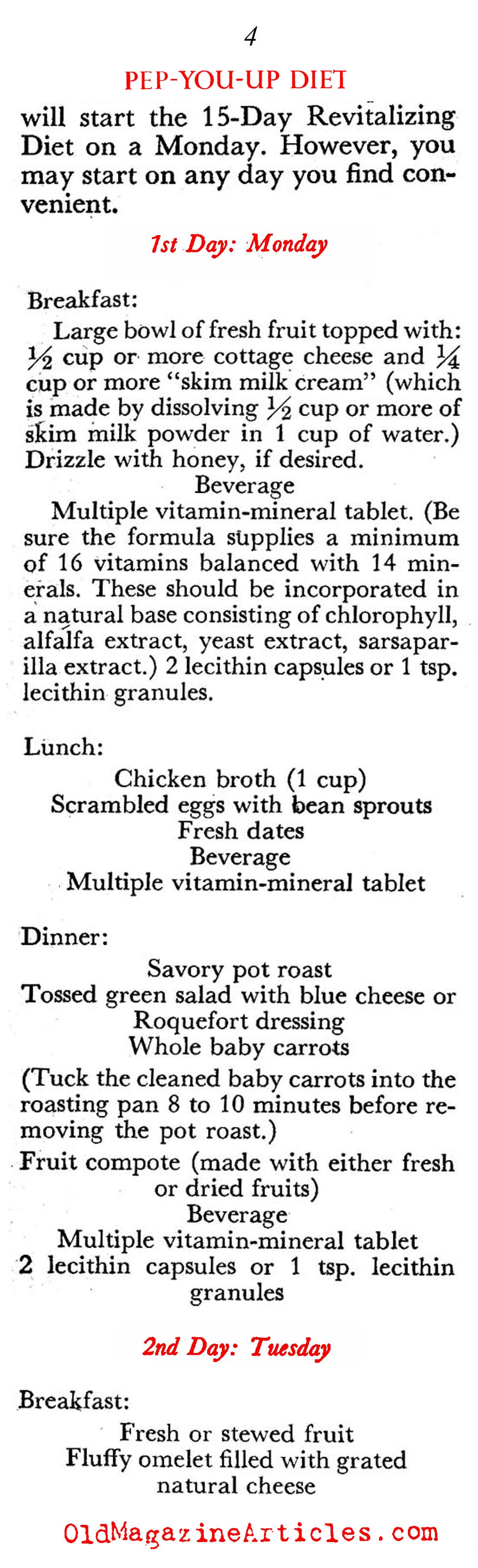 The 'Raise Your Vitality' Diet