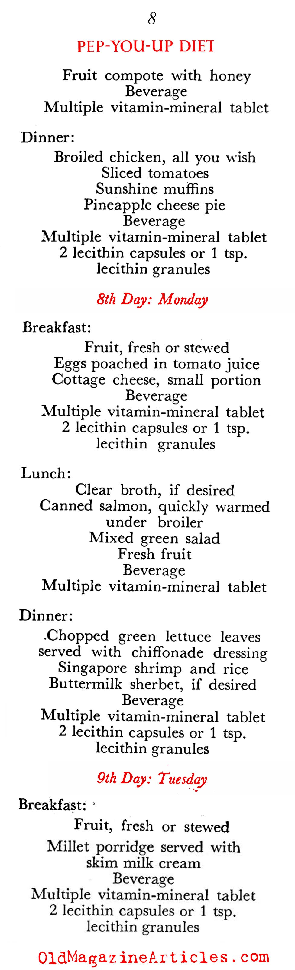 The 'Raise Your Vitality' Diet