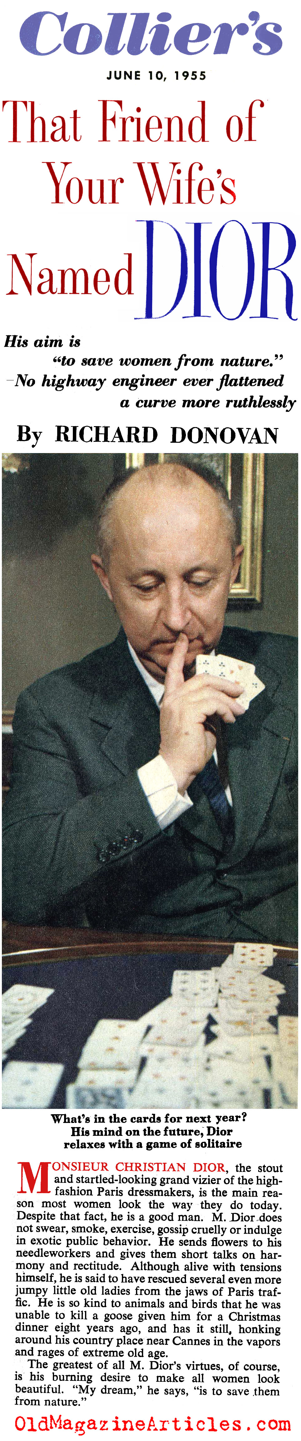 The Man Behind the Look (Collier's Magazine, 1955)