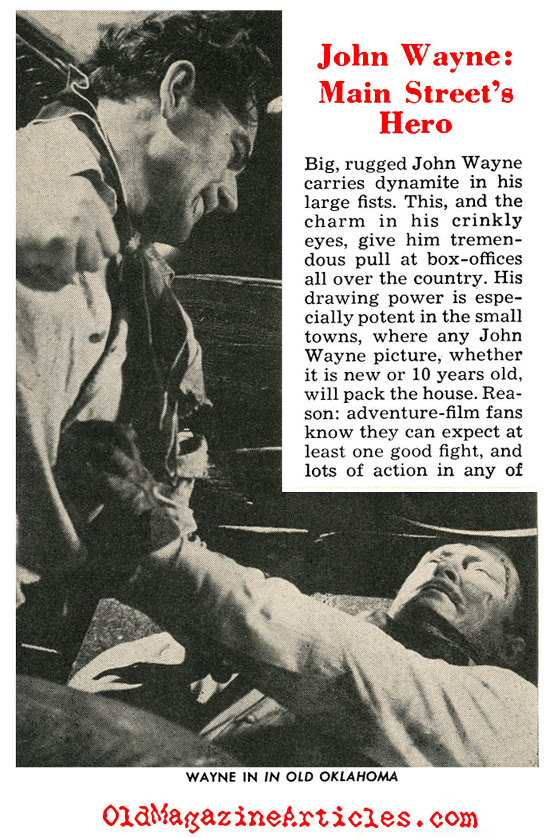 John Wayne (Quick Magazine, 1949)