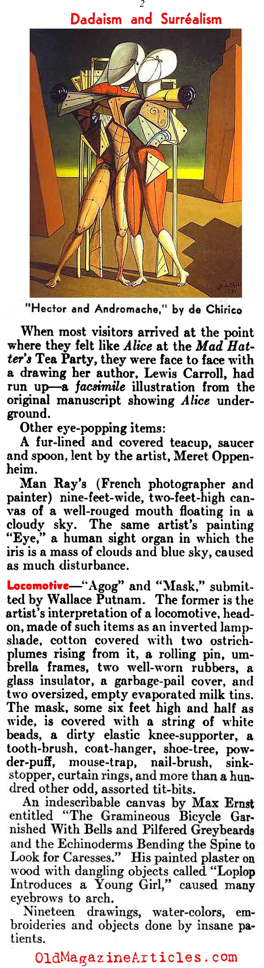 Dada at MOMA (Literary Digest, 1936)