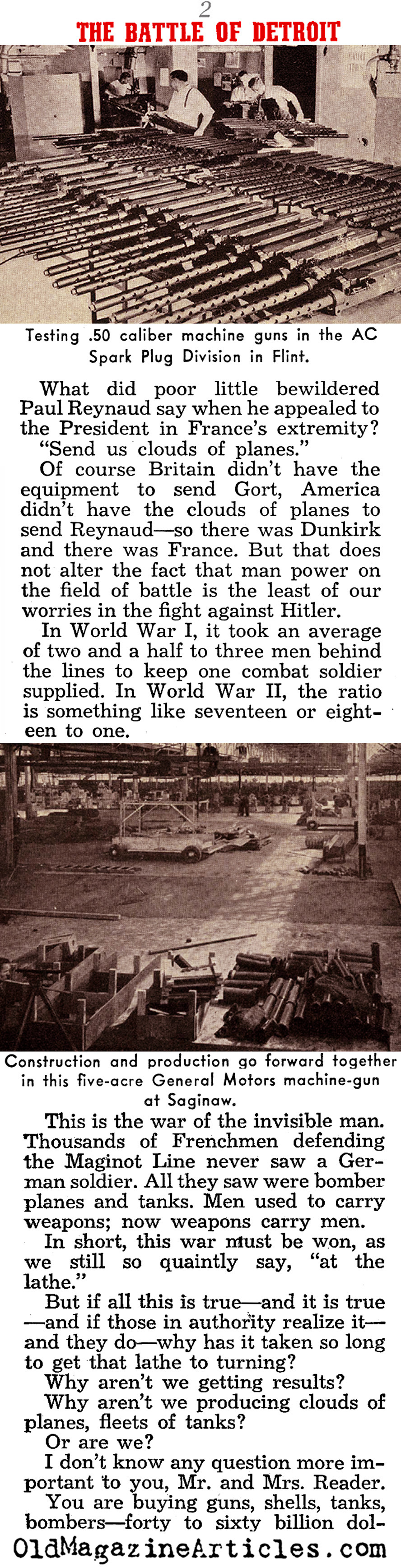 The Importance of Detroit (Liberty Magazine, 1942)