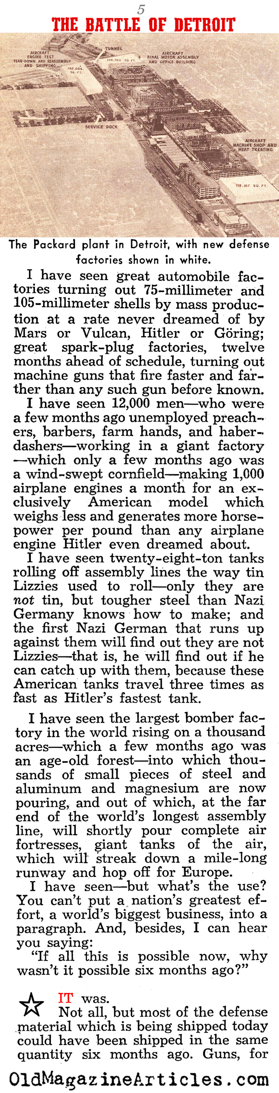 The Importance of Detroit (Liberty Magazine, 1942)