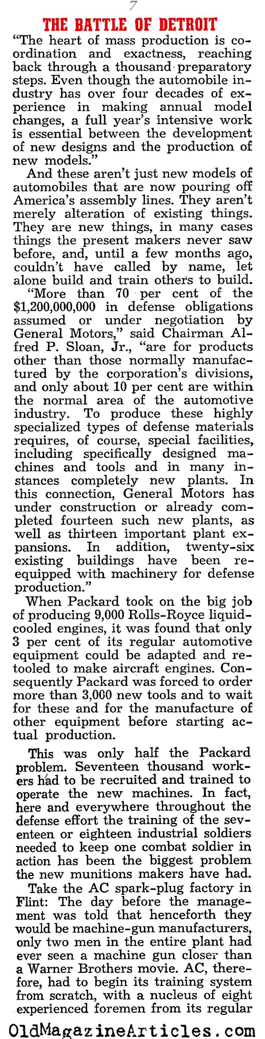 The Importance of Detroit (Liberty Magazine, 1942)