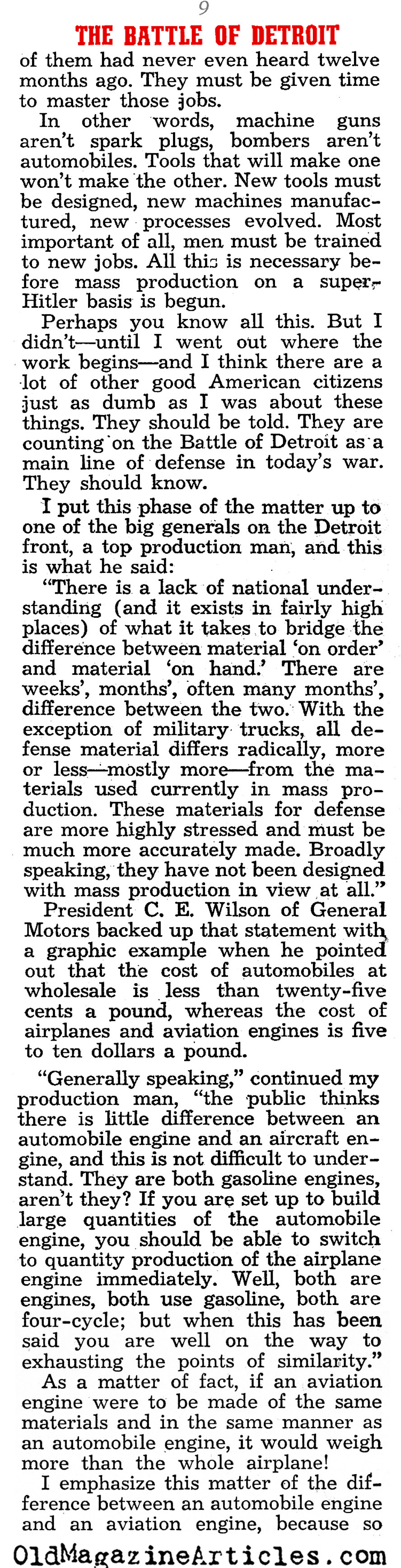 The Importance of Detroit (Liberty Magazine, 1942)
