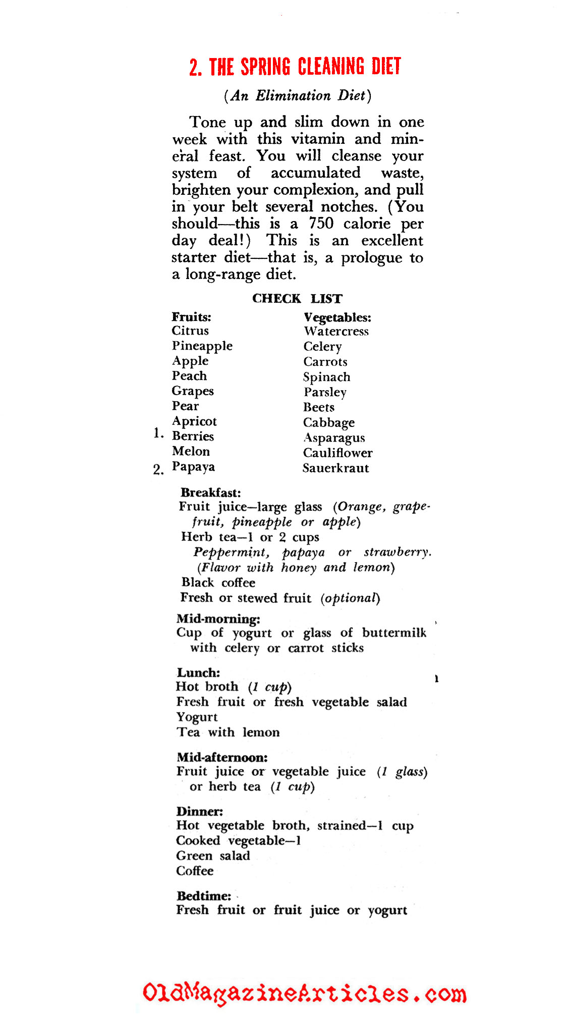 The Dial Diet of 1955