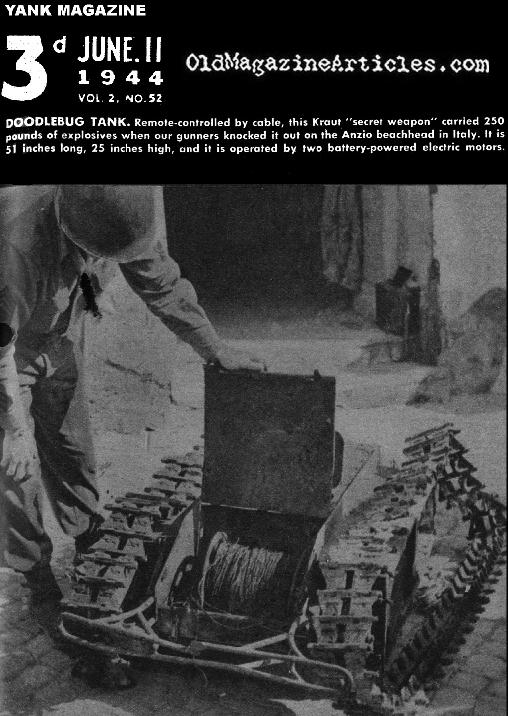 The Doodlebug Tank? (Yank Magazine, 1944)