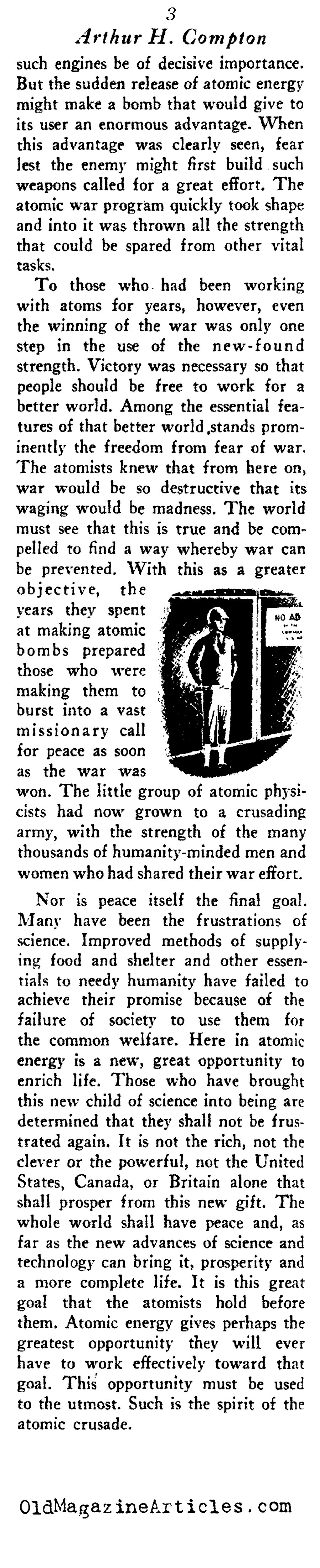 The Atomic Crusade (Rob Wagner's  Script Magazine, 1948)
