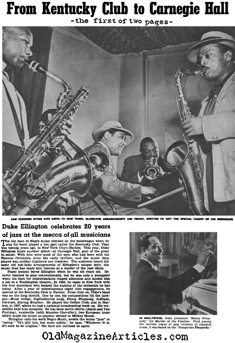 Duke Ellington: Twenty Years in the Spotlight (Click Magazine, 1943)