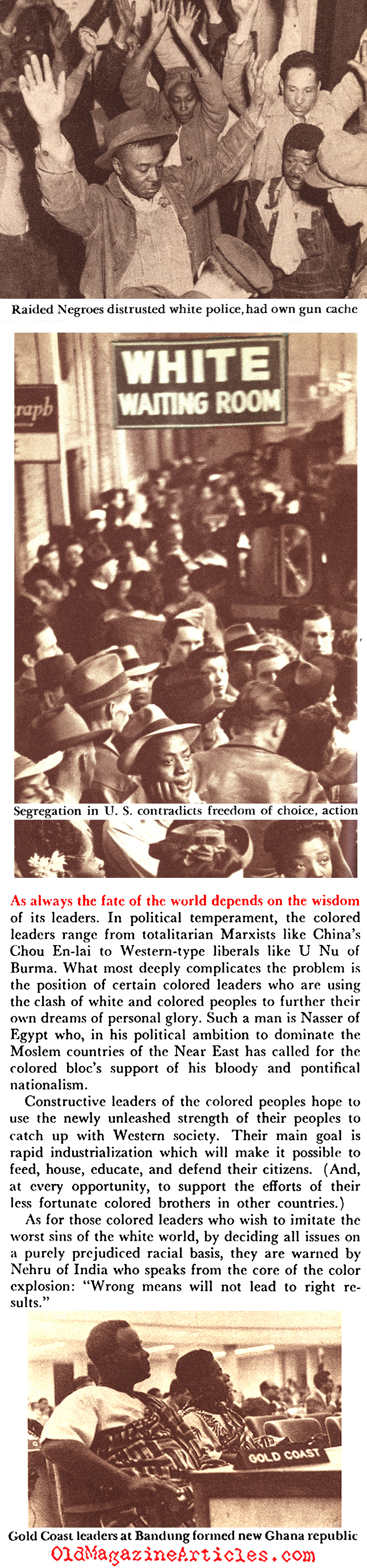 Cold War Politics and People of Color (Pageant Magazine, 1959)