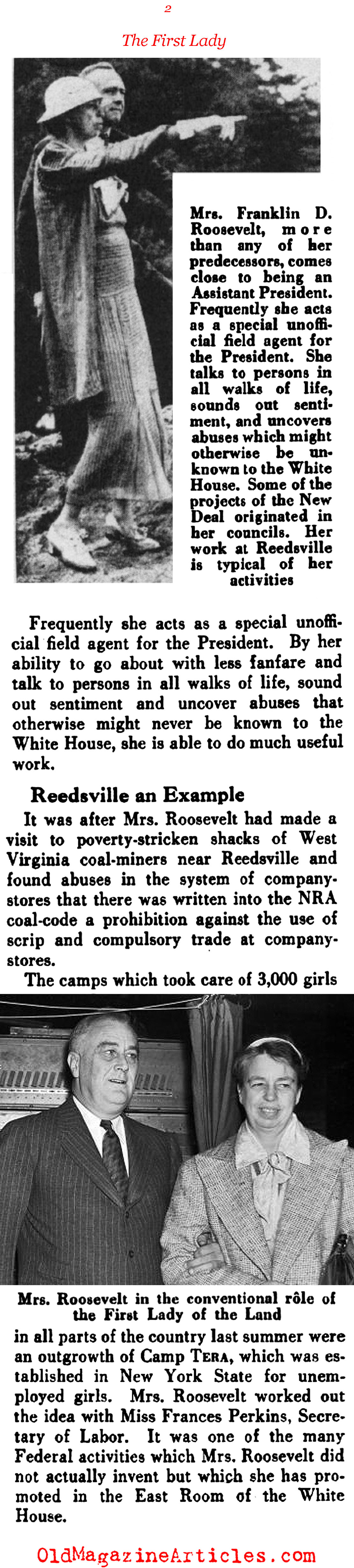 Eleanor Roosevelt Was a Very Different First Lady  (The Literary Digest, 1933)