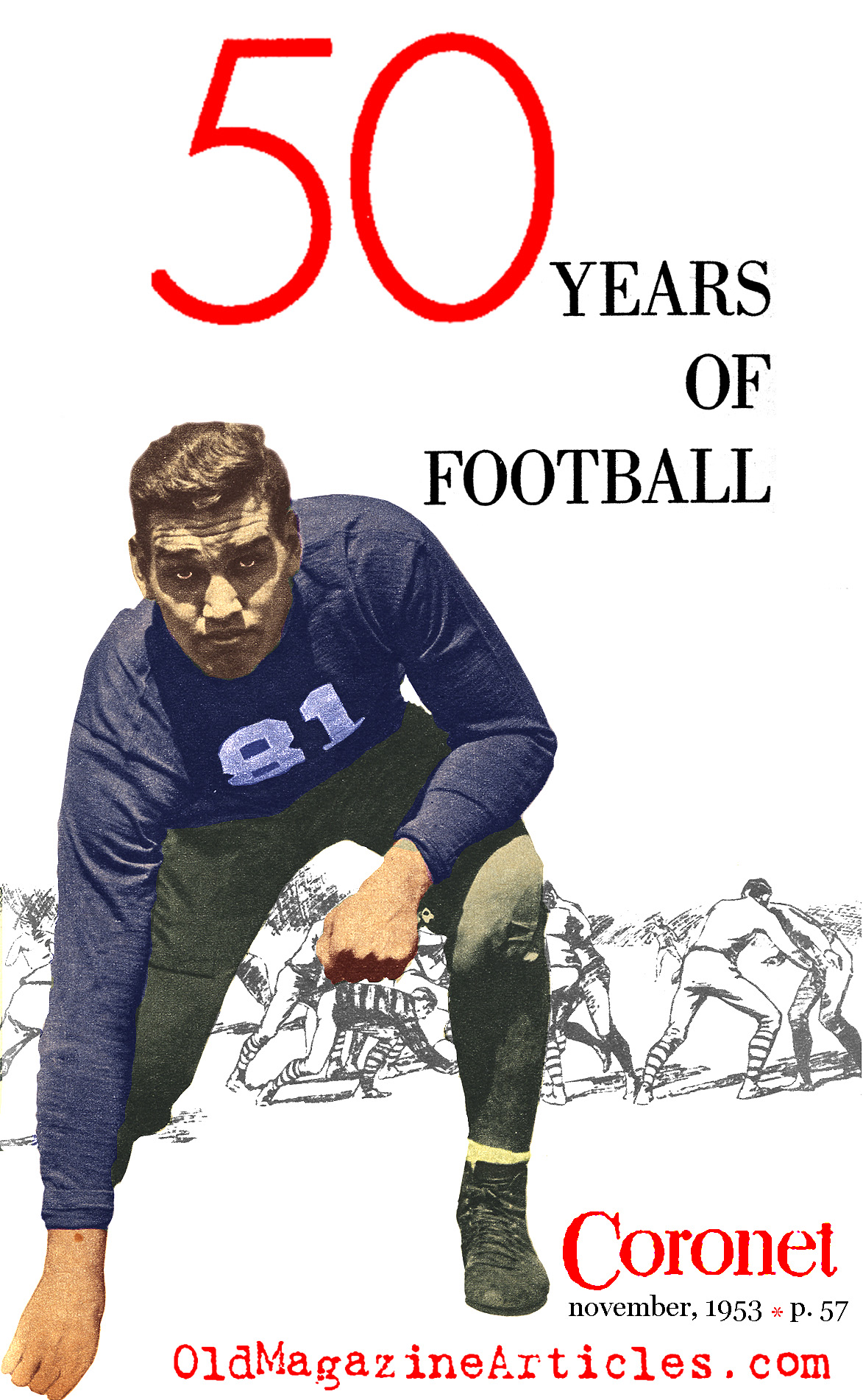 Football's First Half-Century (Coronet Magazine, 1953)