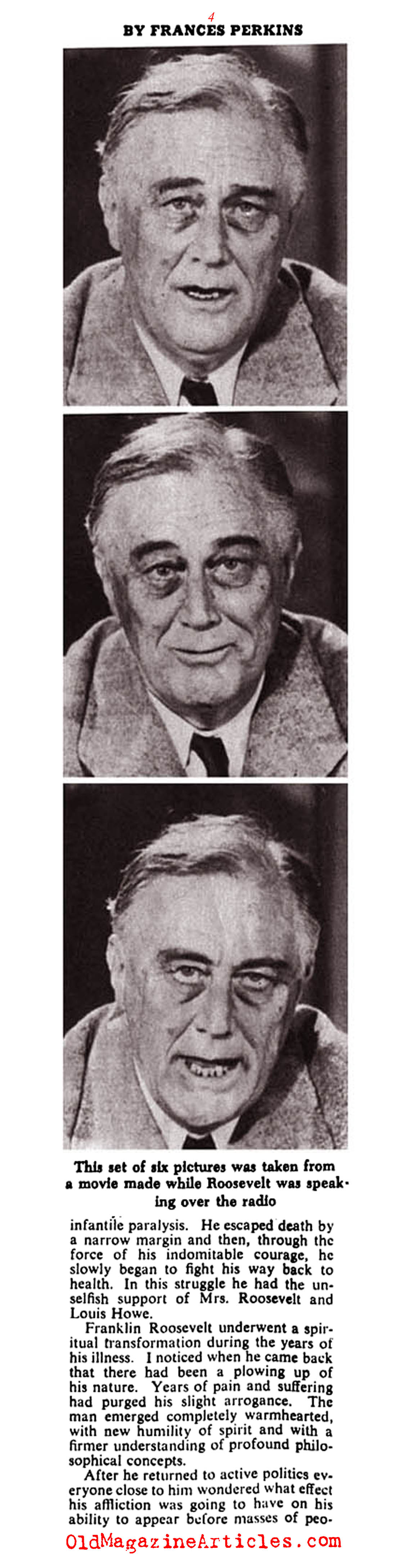 ''The Roosevelt I Knew'' (Collier's Magazine, 1946)