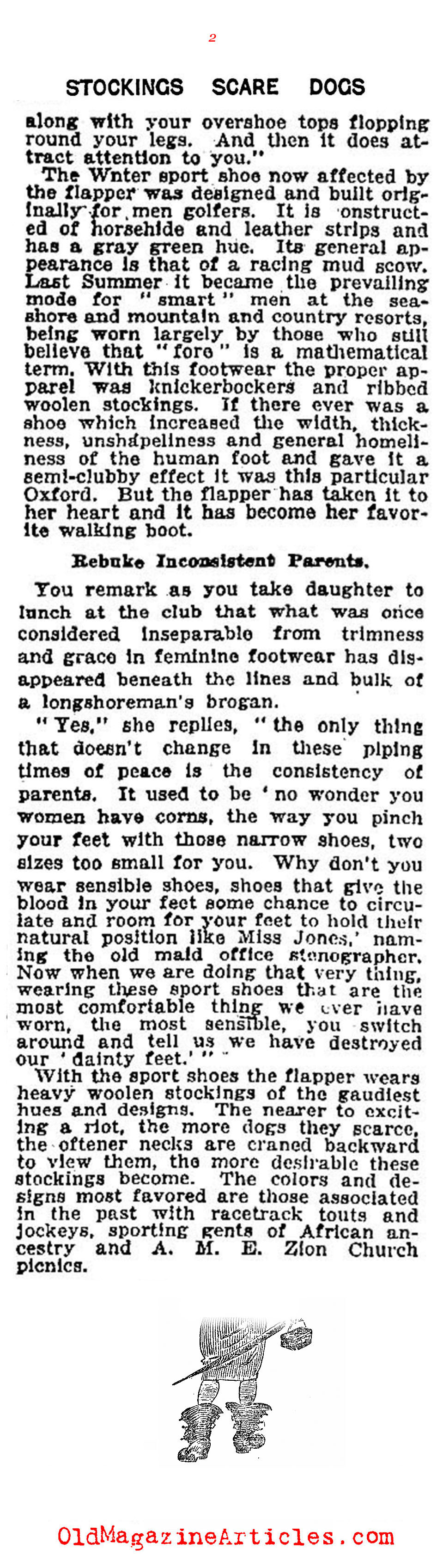 The Winter Look for Flappers (NY Times, 1922)