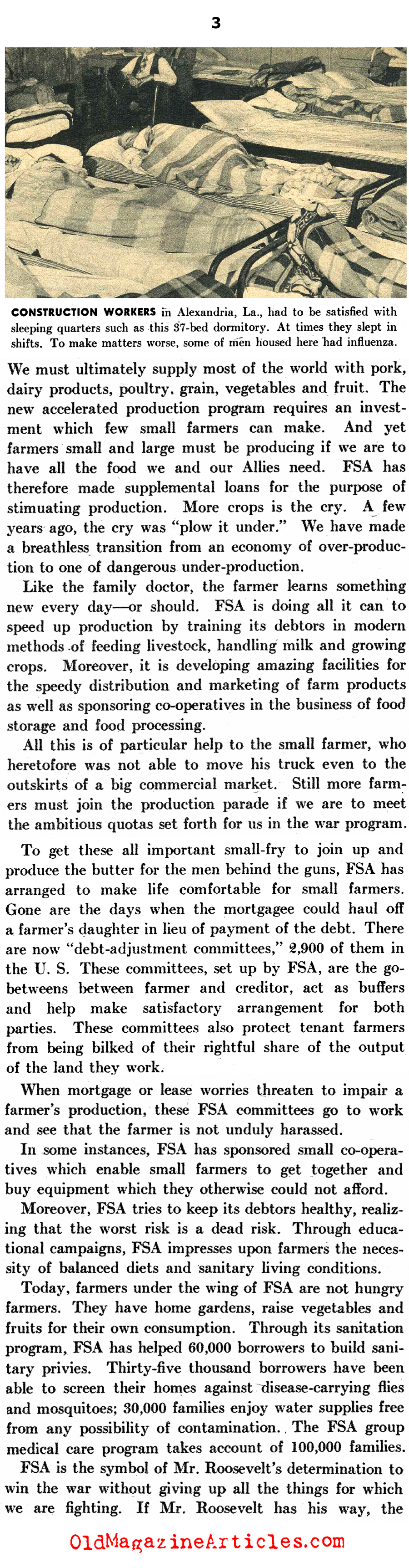 Aid From  The Farm Service Administration (Pic Magazine, 1942)