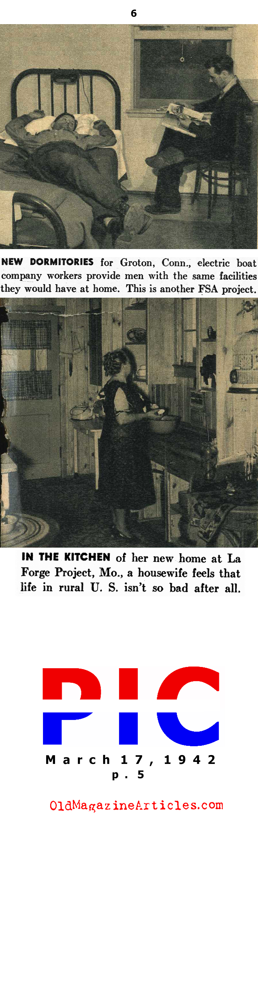 Aid From  The Farm Service Administration (Pic Magazine, 1942)