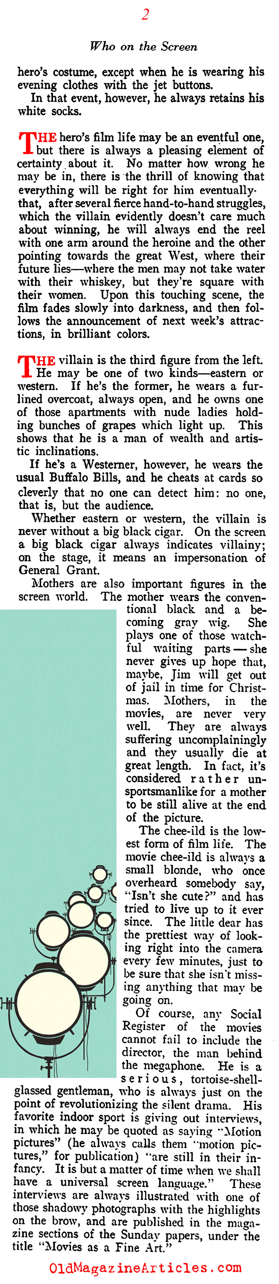 Douglas Fairbanks on Hollywood  (Vanity Fair, 1918)