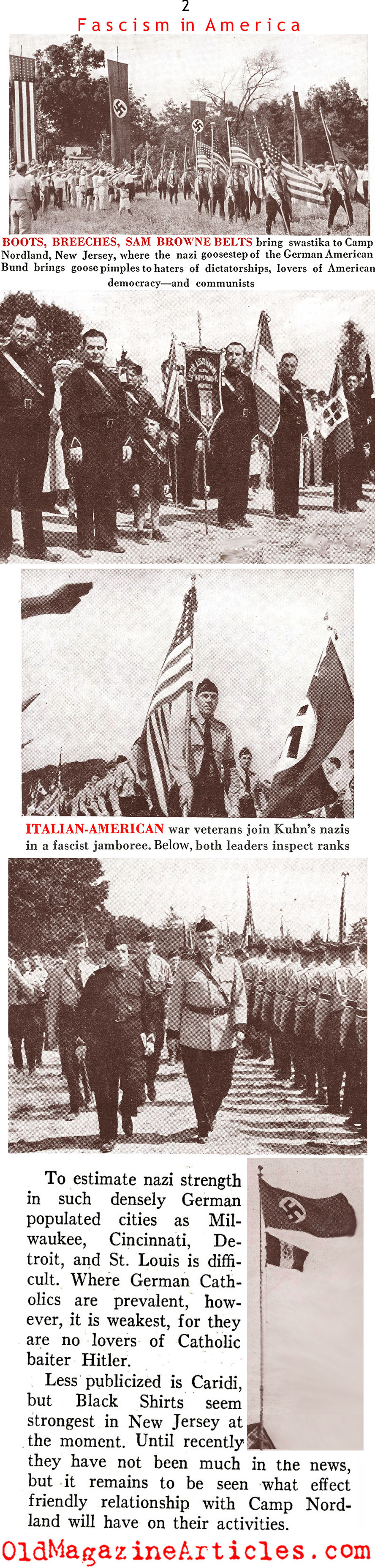 ''Fascism in America'' (Literary Digest, 1937)