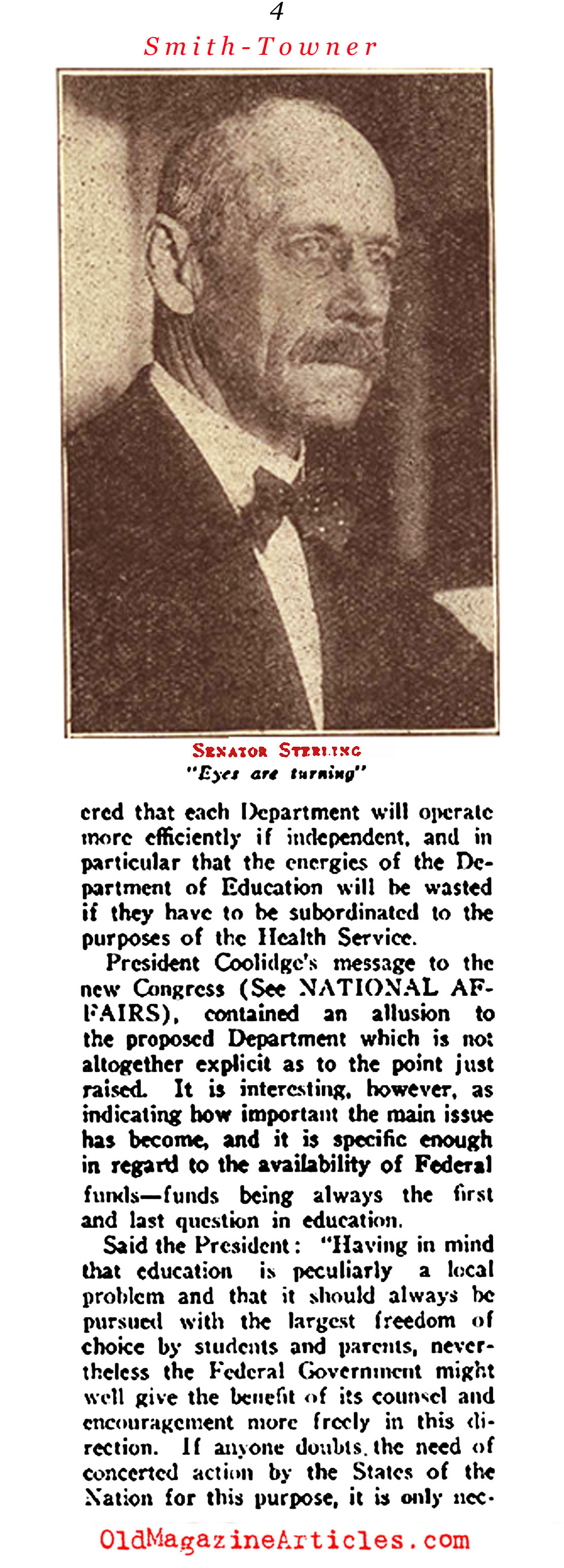 Should the Federal Government Fund Schools <i>at All?</i> (Literary Digest, 1921)