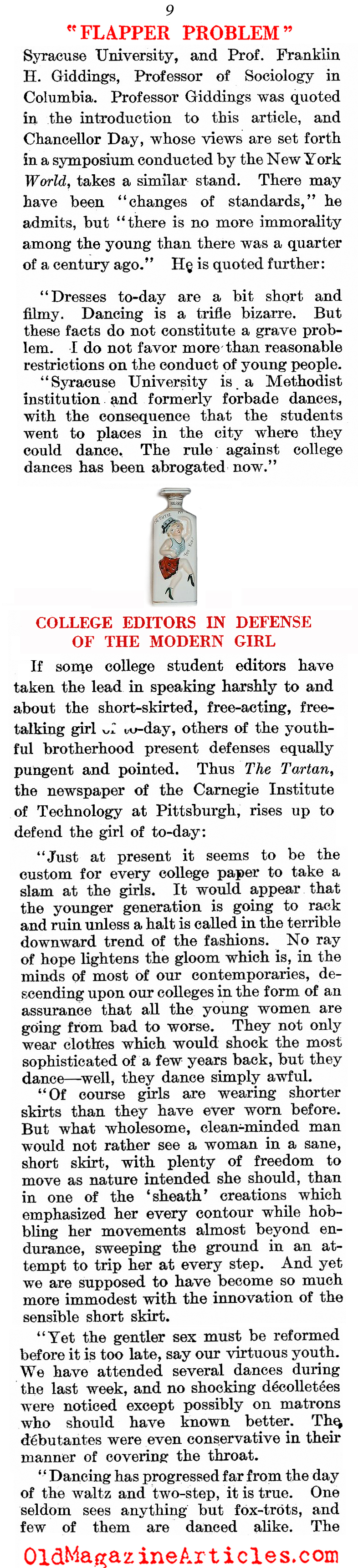 The Flapper Debate (Literary Digest, 1921)